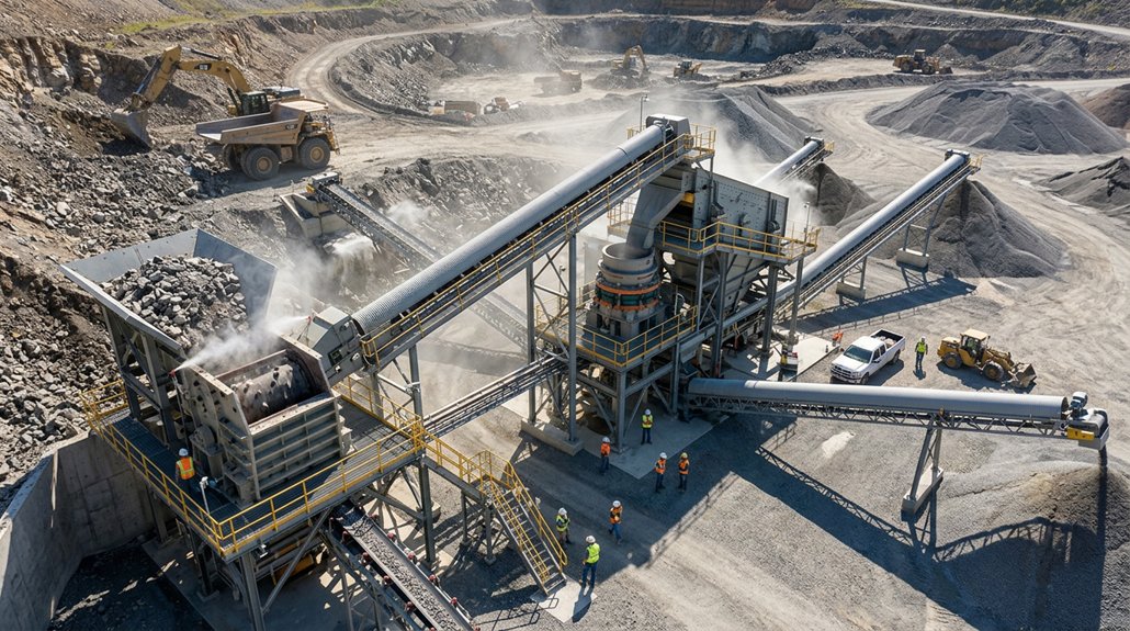 optimize crushing plant flow